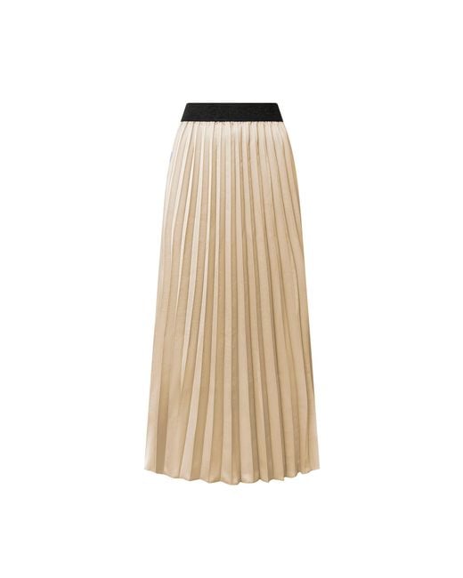 James Lakeland Natural Neutrals Pleated Maxi Skirt