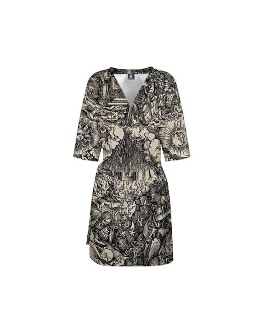Aloha From Deer Black Durer Series Fifth Seal Envelope Dress