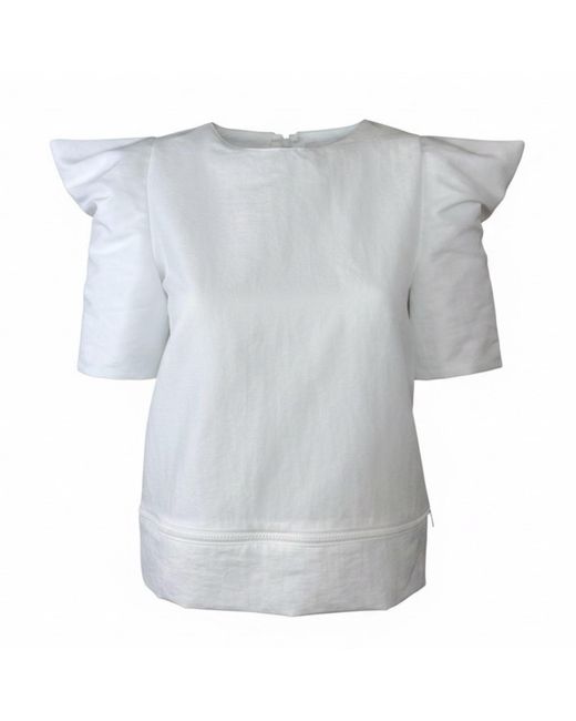SNIDER Blue Deconstructed Top