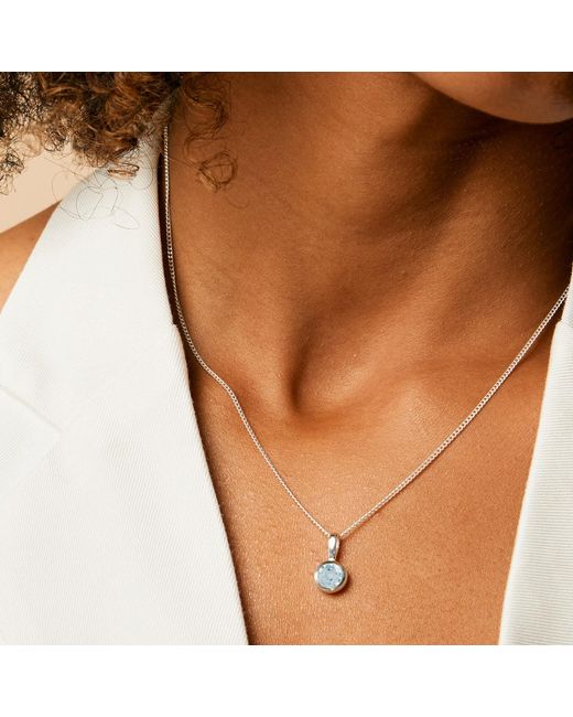 Charlotte's Web Jewellery Metallic November Birthstone Charm Necklace