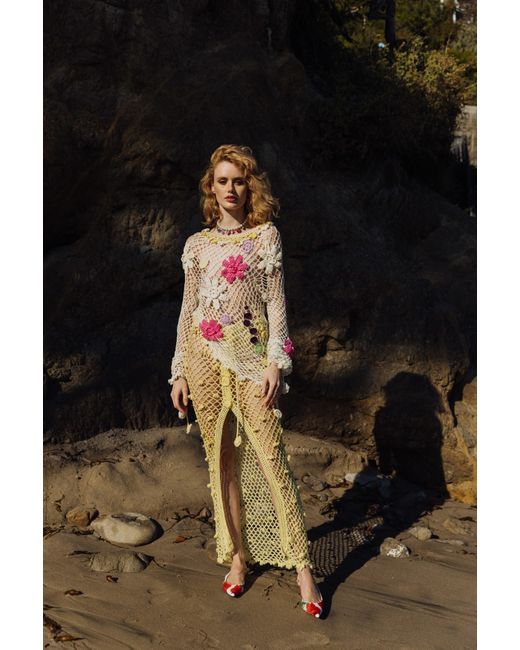Andreeva White Malva Handmade Crochet Top