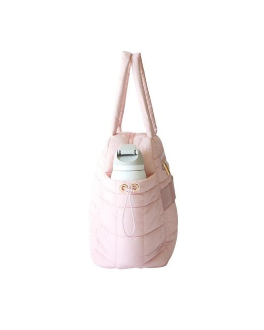 augustnoa Pink The Weekender Duffle Bag