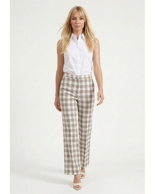 Lily and Lionel Gray Oatley Check Trouser