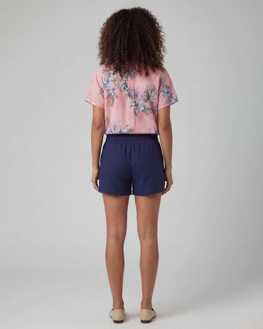 Lords of Harlech Blue Leanne Drawstring Short