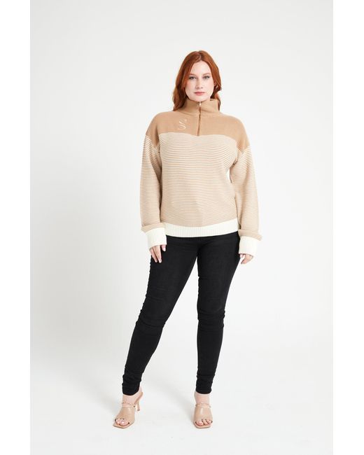 SECTION 101 Natural Neutrals Jackson Sweater