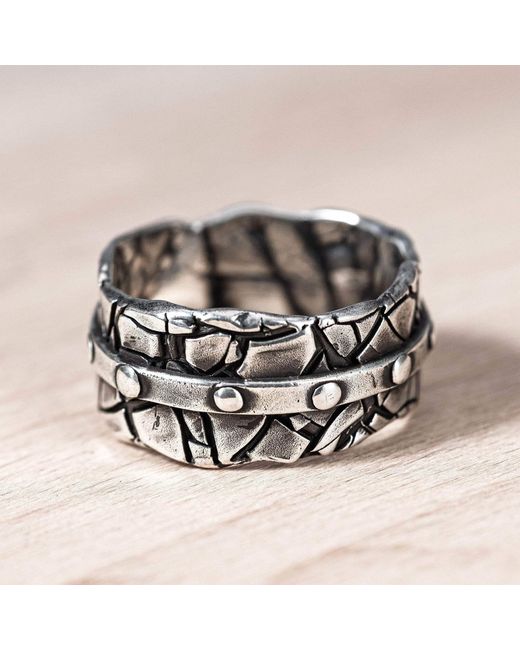 German Kabirski Metallic Grille Raw Industrial Band With Brutalist Factory Aesthetic for men