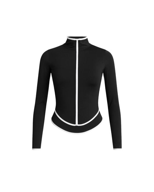 Altra Volta Black Contrast Zip Jacket