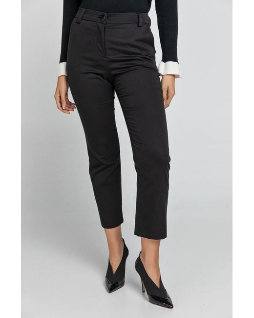 Conquista Black Gabardine Pants