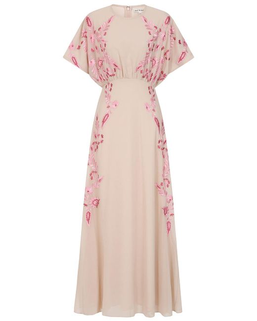 Frock and Frill Women's Pink Neutrals Sienna Shell Floral