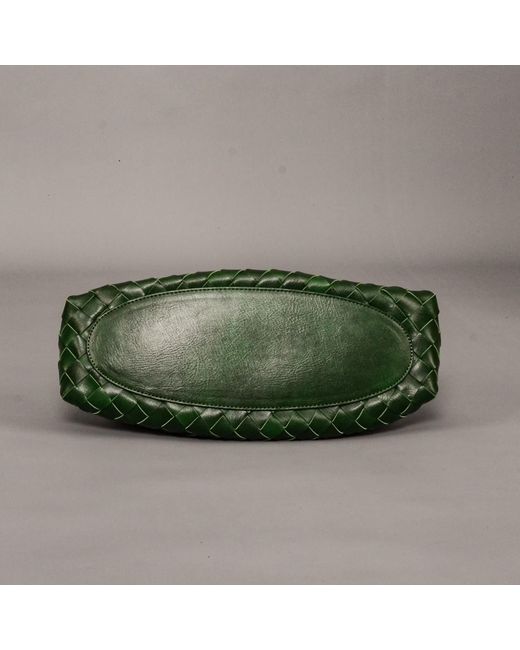 Rimini Green Hand Woven Tote 'Adelina'