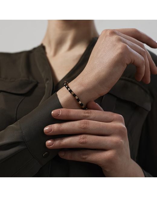 Harbour Uk Red Freya Vermeil Rope Bracelet