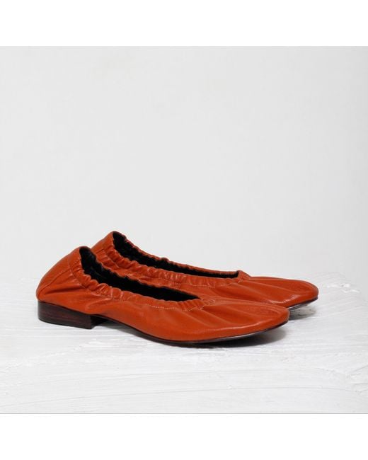 Mafalda Orange Tete Caramel Ballet Flats