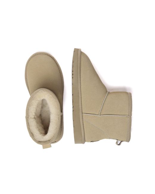 EverAu Australia Natural Neutrals Ostrich Leather Short Boots