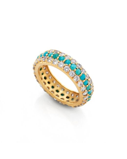 Preeti Sandhu Metallic 14K, Plated Dome Ring