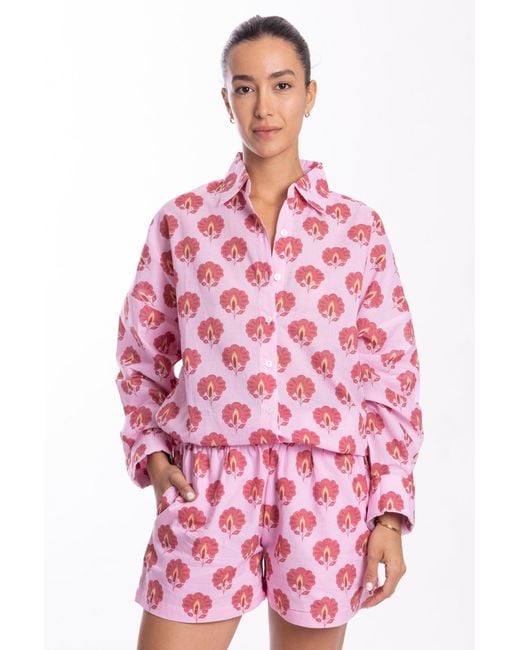 Bindu Pink Robi Blouse