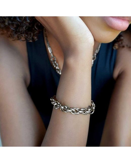 A Weathered Penny Metallic Knot Bracelet