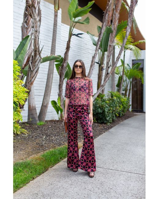 Jennafer Grace Red Mareesa Trousers