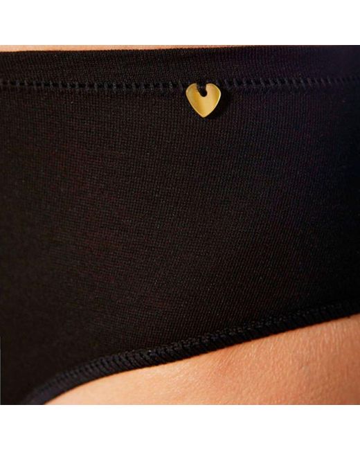 Zd - Zero Defects Black Mid-Rise Diana Briefs