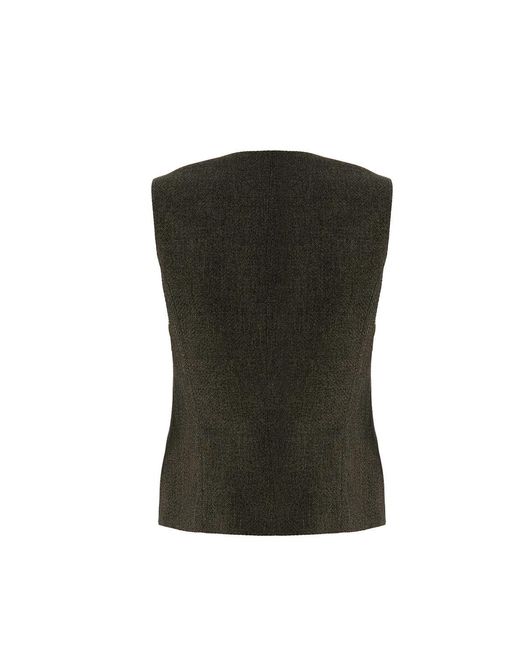 Exquise Black Royal Sleeveless Vest
