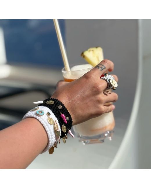 Hilo De Mar White Wave Narrow Bracelet