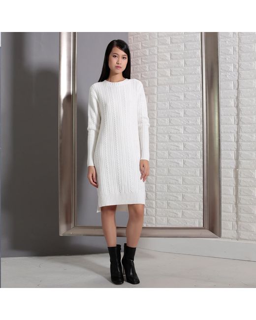 Smart and Joy Gray Lacing-In-Back Jumper Dress