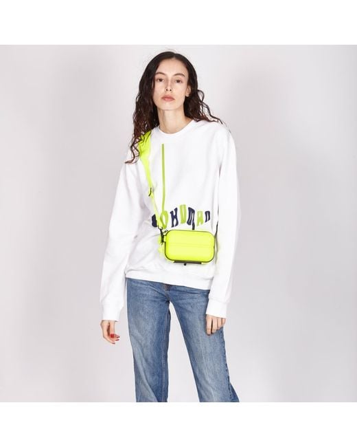 SOHUMAN White Damu Organic Cotton Sweatshirt