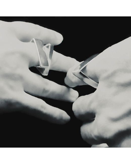 Aki Roc Jewelry Metallic Triangle Balance Ring 6Mm