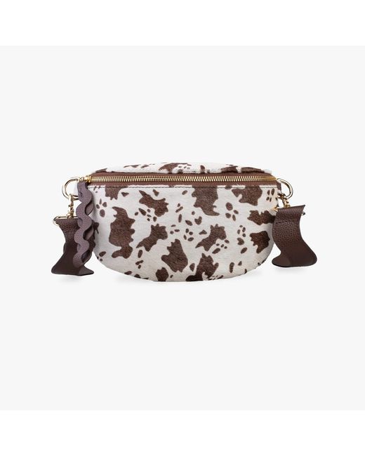 Womads Brown Spotted Luxe Crossbody
