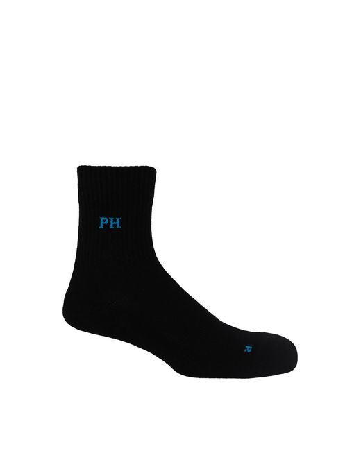 Peper Harow - Made in England Black Three Pack Quarter Recycled Sport Socks – for men