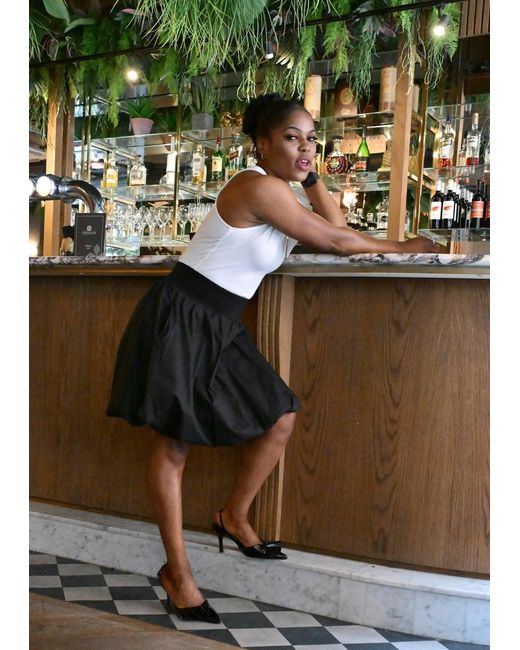 Frock Tales Black Porcini Puffball Skirt