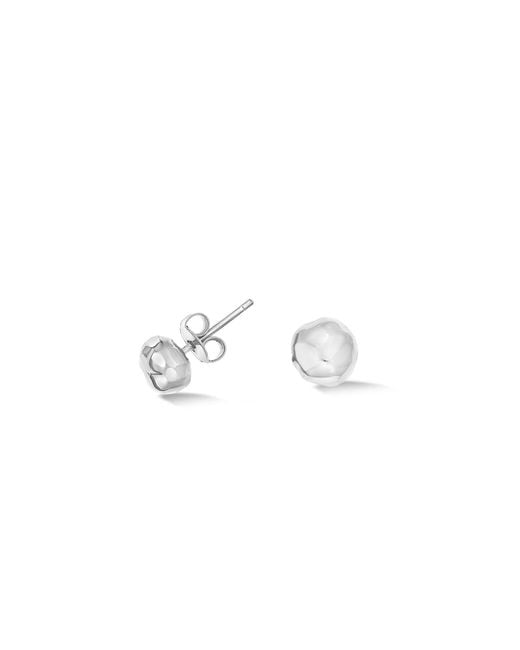 Dower & Hall White Medium Signature Nomad Nugget Studs