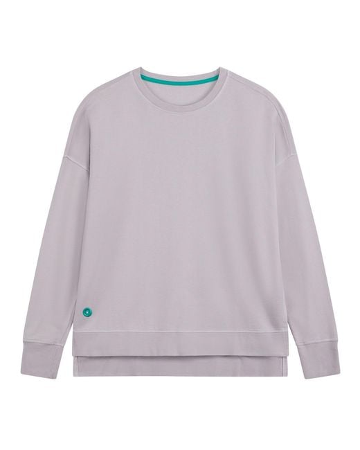 Lounge Pink Longline Sweatshirt Hot