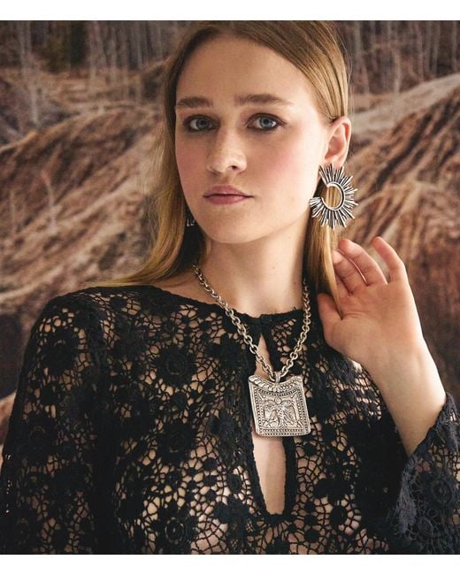 Lovard Metallic Double Eagle Necklace