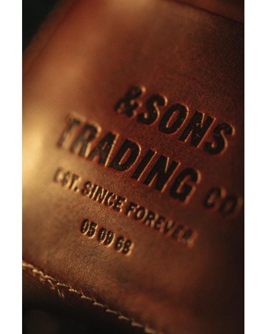 &SONS Trading Co Brown Andsons The Hustler Wallet for men