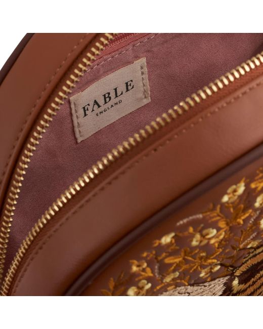 Fable England Brown Bumble Circle Bag