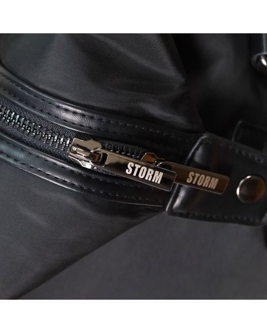 Storm Black Zephyr Nylon Holdall for men