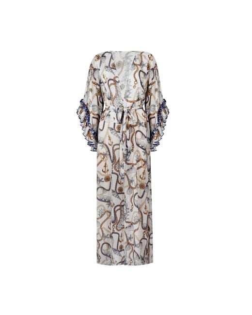 Nur Karaata White Joali Tropezienne Kaftan