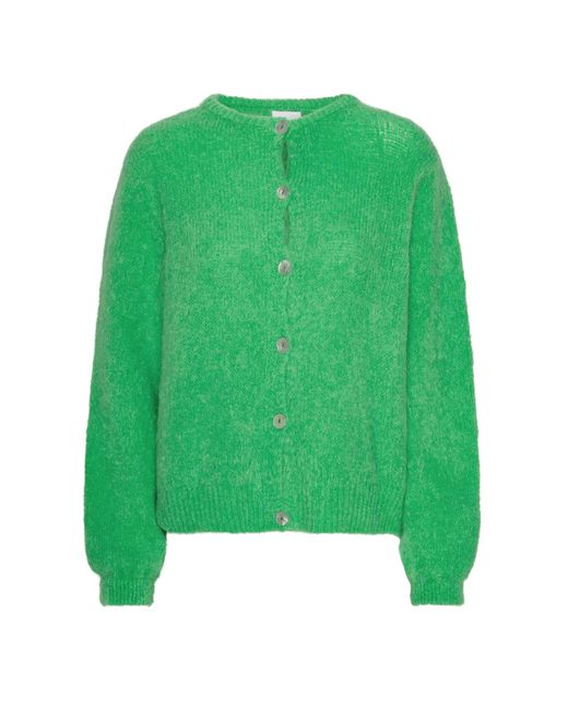 American Dreams Green Susan Alpaca Cardigan Bright