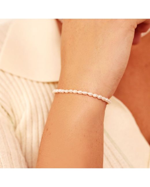 Lily & Roo Metallic Seed Pearl Bracelet