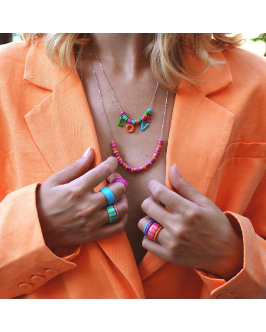 Pinnole Pink Thick Ring