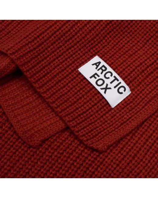 Arctic Fox & Co. Red Recycled Bottle Scarf