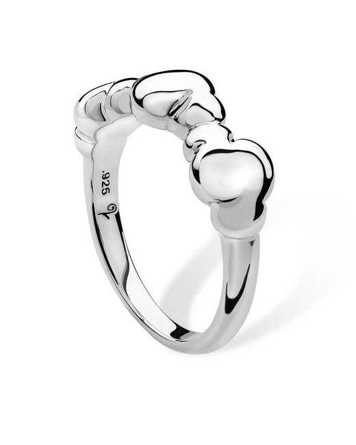 Lucy Quartermaine Metallic Cloud Ring