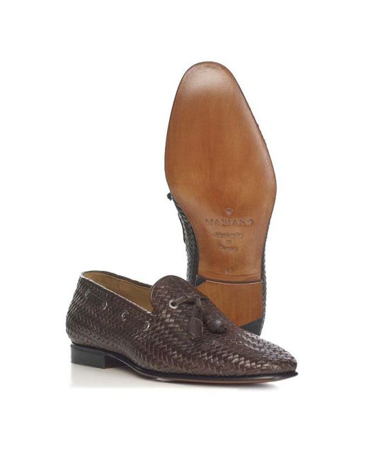 Mariano Shoes Gray Galé Loafers for men