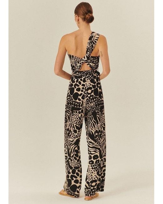 Exquise White Katalina Jumpsuit With Belt
