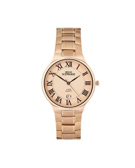 Bermuda Watch Company Metallic Hugo Schwarze Kahlo Bracelet Watch for men