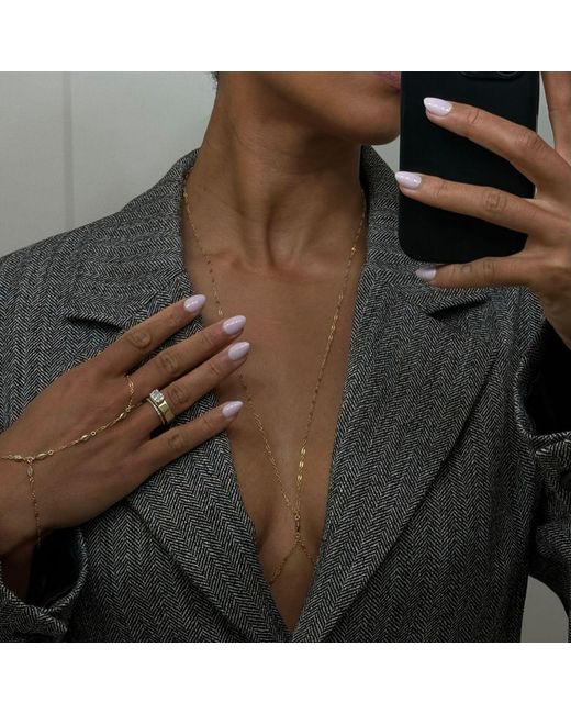 SET & STONES Metallic Ezra Hand Chain
