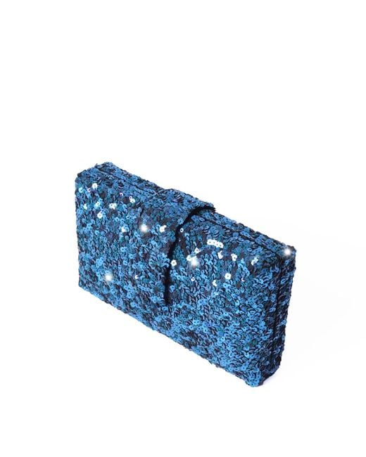 Simitri Blue Capri Kitsch Clutch