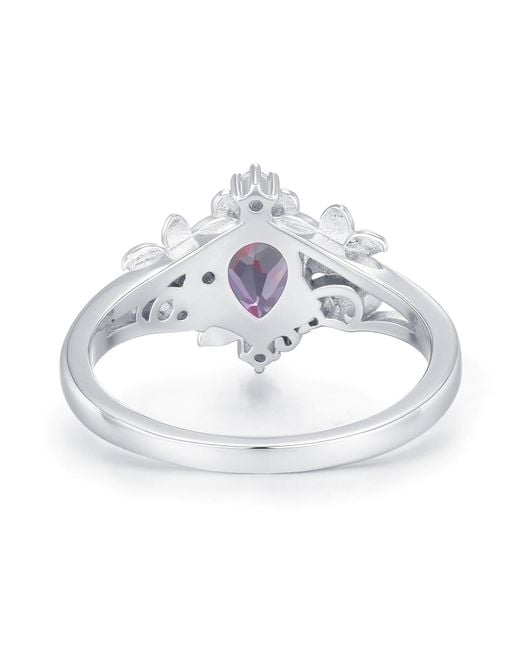Azura Jewelry New York Metallic Elowen Dew Alexandrite Ring