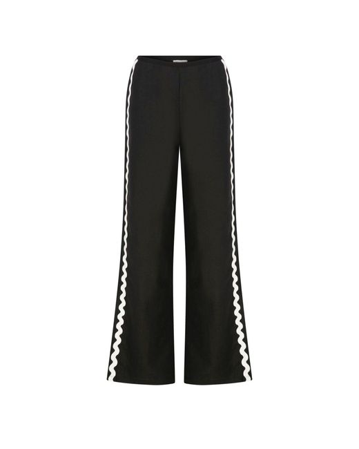 Thisisu Collection Black Wavy Pant