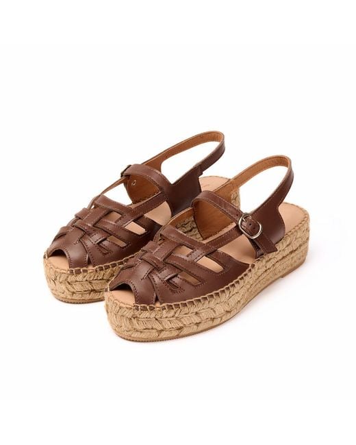 Naguisa Brown Sandals Thalis